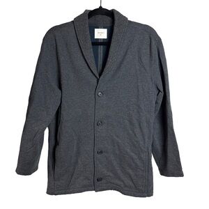 Billy Reid Gray Shawl Collar Cardigan Jacket Size M
